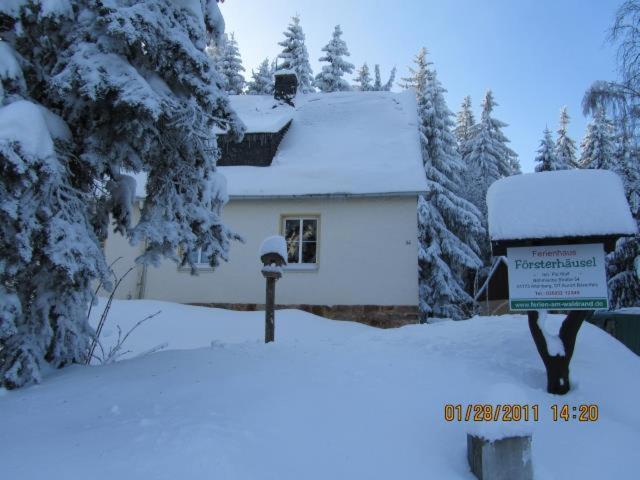 Ferienhaus Ferien Am Waldrand Altenberg Exterior foto